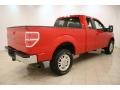 2009 Bright Red Ford F150 Lariat SuperCab 4x4  photo #7