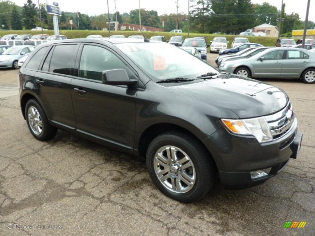 2007 Edge SEL Plus AWD - Carbon Metallic / Charcoal Black photo #6