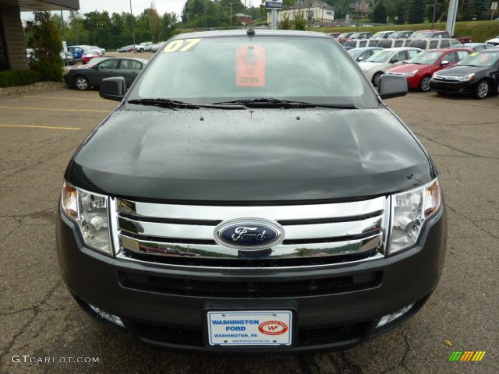 2007 Edge SEL Plus AWD - Carbon Metallic / Charcoal Black photo #7