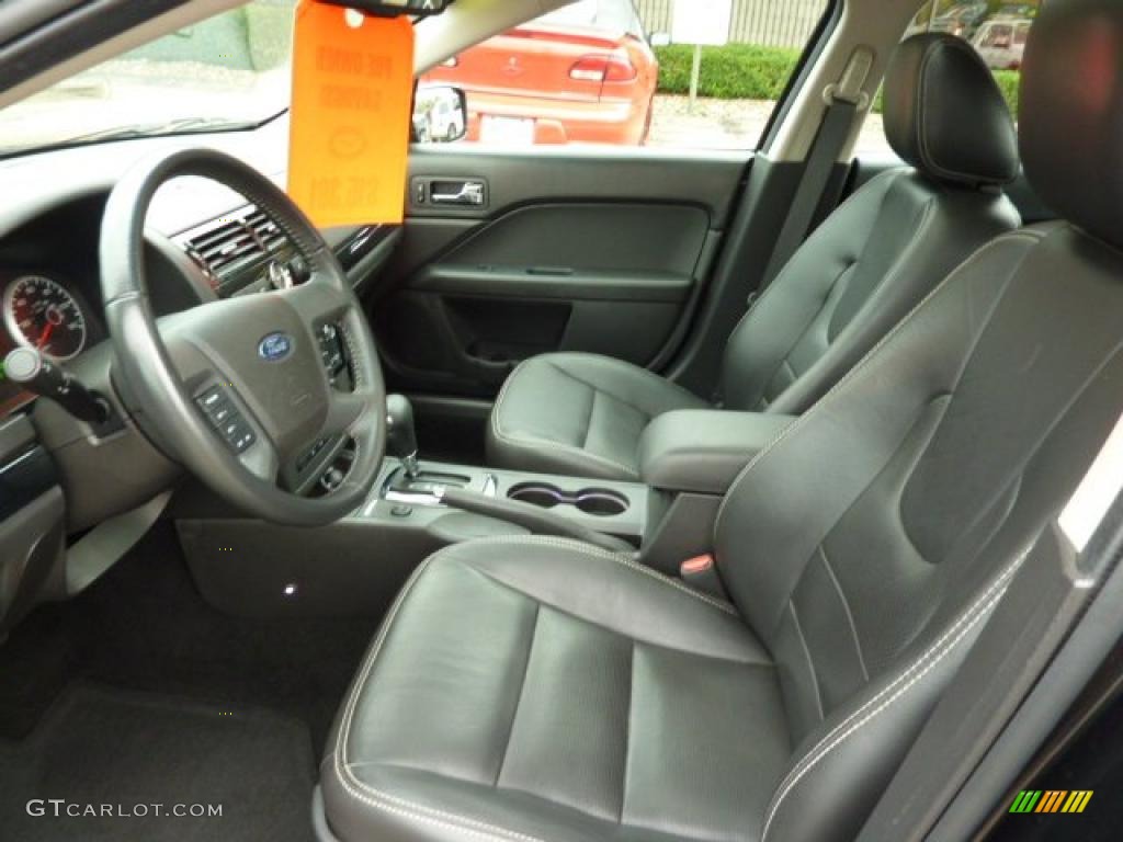 2009 Fusion SEL V6 - Tuxedo Black Metallic / Charcoal Black photo #10