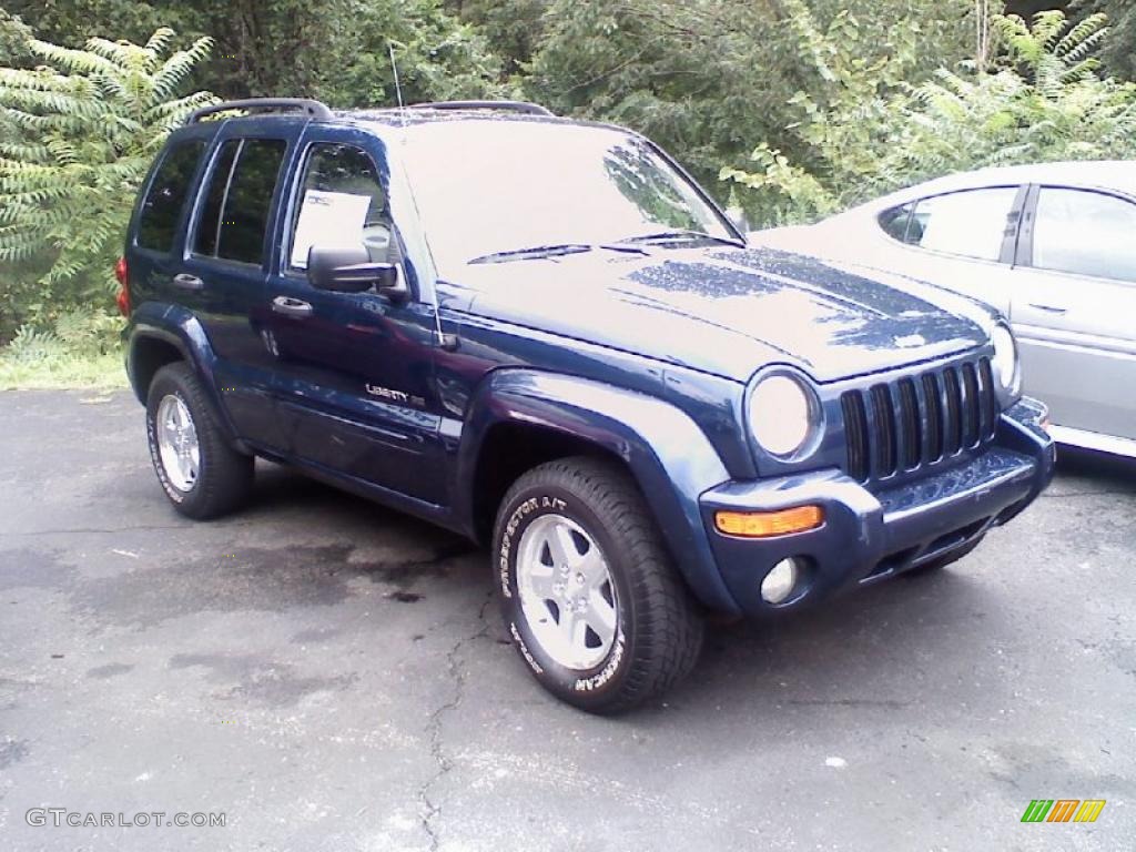 2002 Liberty Limited 4x4 - Patriot Blue Pearlcoat / Dark Slate Gray photo #2