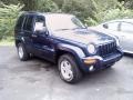 2002 Patriot Blue Pearlcoat Jeep Liberty Limited 4x4  photo #2