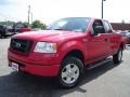 2007 Bright Red Ford F150 STX SuperCab 4x4  photo #1