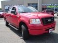 2007 Bright Red Ford F150 STX SuperCab 4x4  photo #7