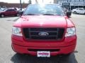 2007 Bright Red Ford F150 STX SuperCab 4x4  photo #8