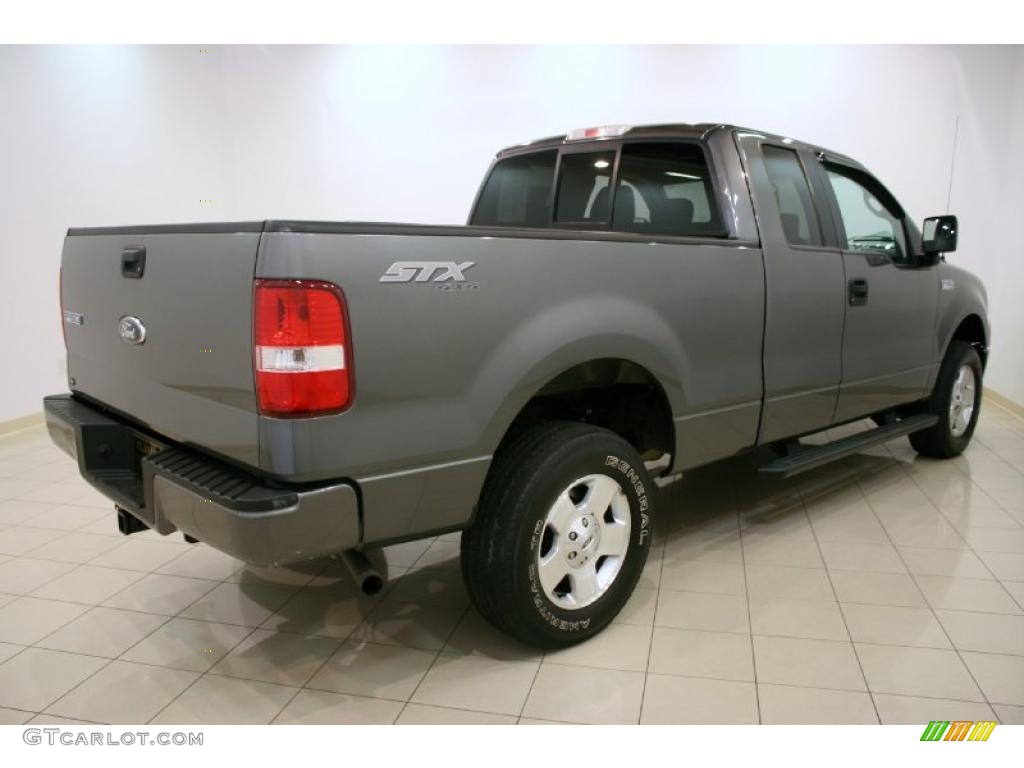 2006 F150 STX SuperCab 4x4 - Dark Shadow Grey Metallic / Medium Flint photo #6