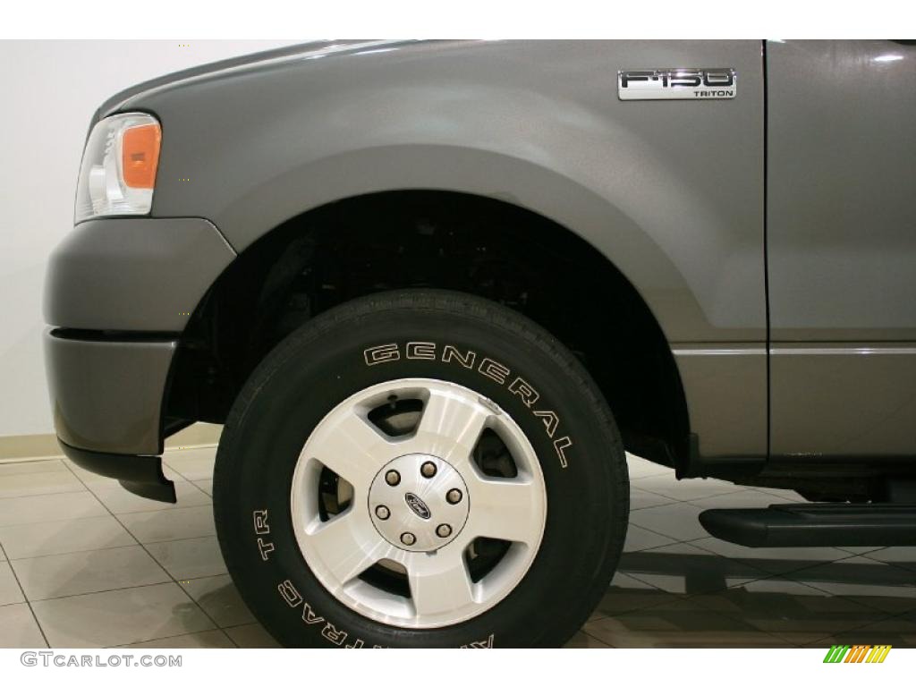 2006 F150 STX SuperCab 4x4 - Dark Shadow Grey Metallic / Medium Flint photo #21