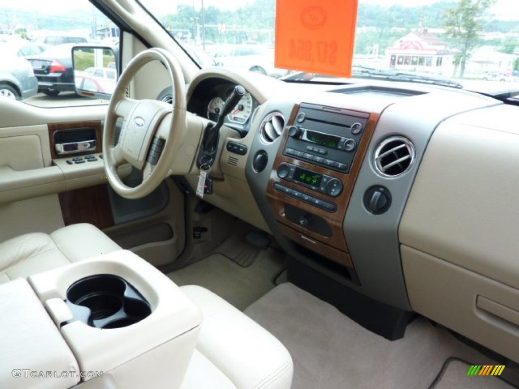 2004 F150 XLT SuperCab 4x4 - Dark Toreador Red Metallic / Tan photo #17