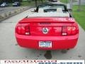 2008 Torch Red Ford Mustang V6 Premium Convertible  photo #4