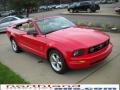 2008 Torch Red Ford Mustang V6 Premium Convertible  photo #15