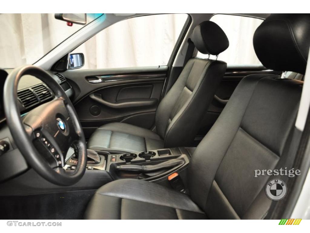 2001 3 Series 325xi Sedan - Titanium Silver Metallic / Black photo #12