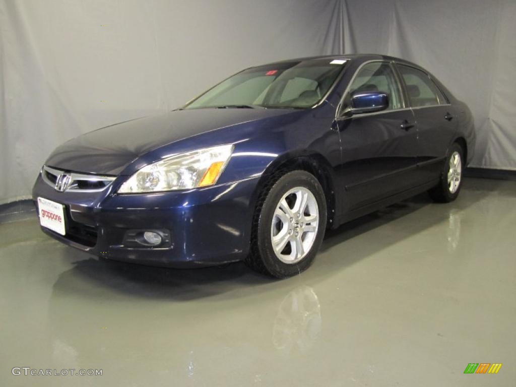 2006 Accord EX-L Sedan - Royal Blue Pearl / Gray photo #1