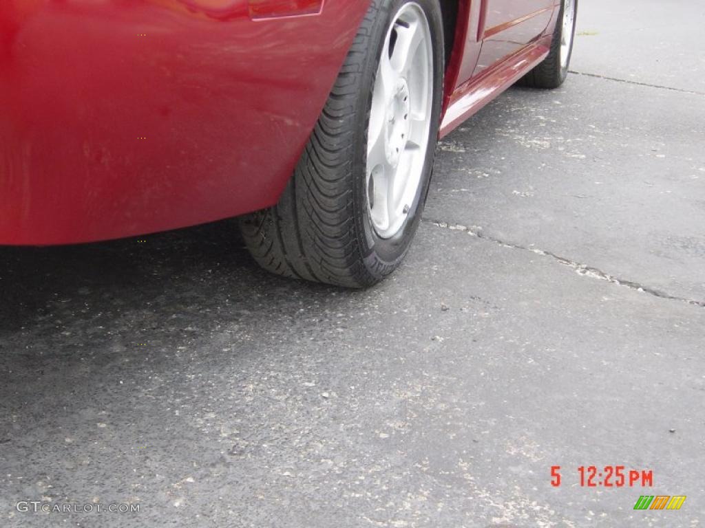 2004 Mustang V6 Convertible - 40th Anniversary Crimson Red Metallic / Medium Graphite photo #20