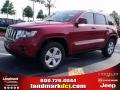 2011 Inferno Red Crystal Pearl Jeep Grand Cherokee Laredo X Package  photo #1