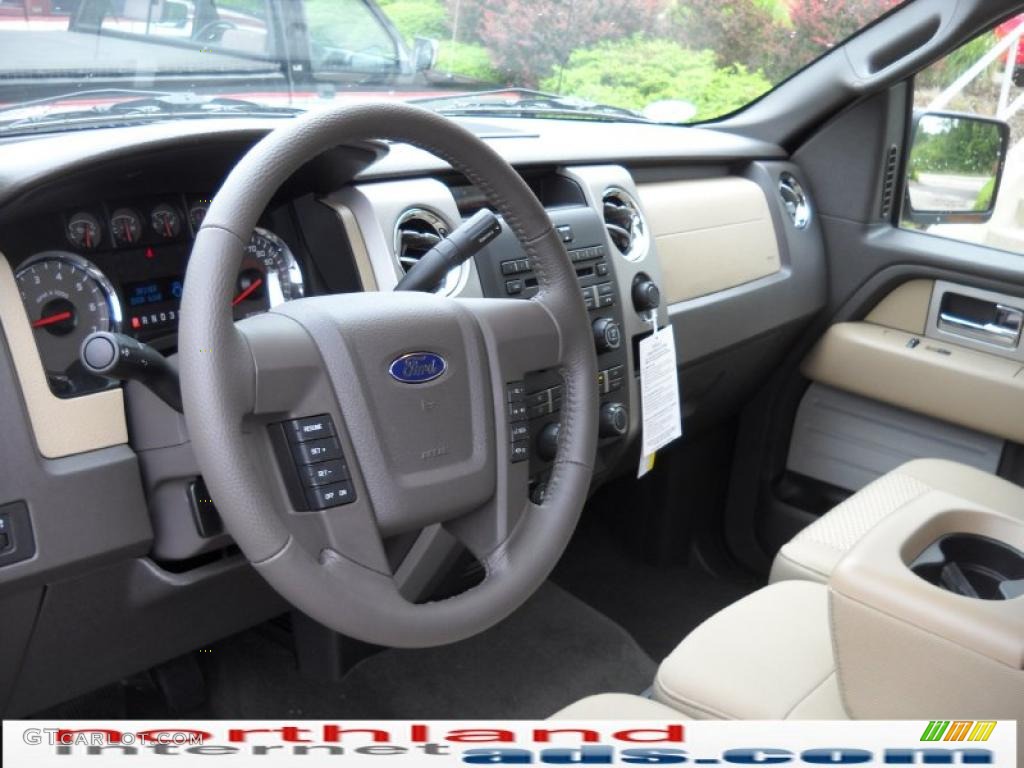 2010 F150 XLT SuperCab 4x4 - Pueblo Gold Metallic / Tan photo #10