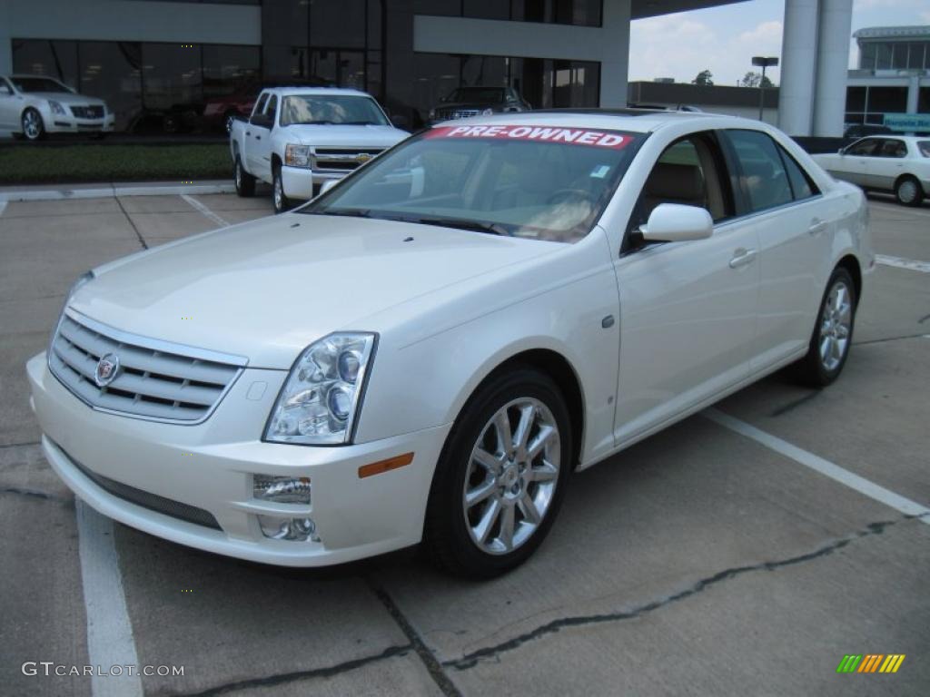 White Diamond Cadillac STS