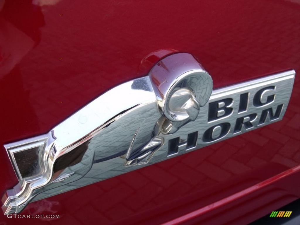2008 Ram 1500 Big Horn Edition Quad Cab - Inferno Red Crystal Pearl / Medium Slate Gray photo #16