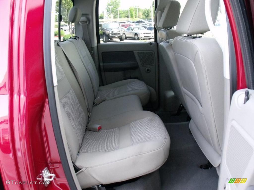 2008 Ram 1500 Big Horn Edition Quad Cab - Inferno Red Crystal Pearl / Medium Slate Gray photo #18