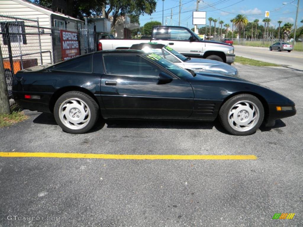 1992 Corvette Coupe - Black / Gray photo #4