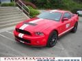 2011 Race Red Ford Mustang Shelby GT500 SVT Performance Package Coupe  photo #2