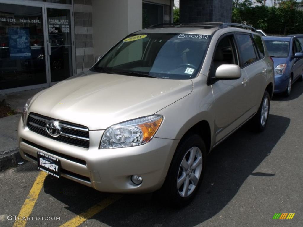 2008 RAV4 Limited 4WD - Savannah Metallic / Ash photo #1