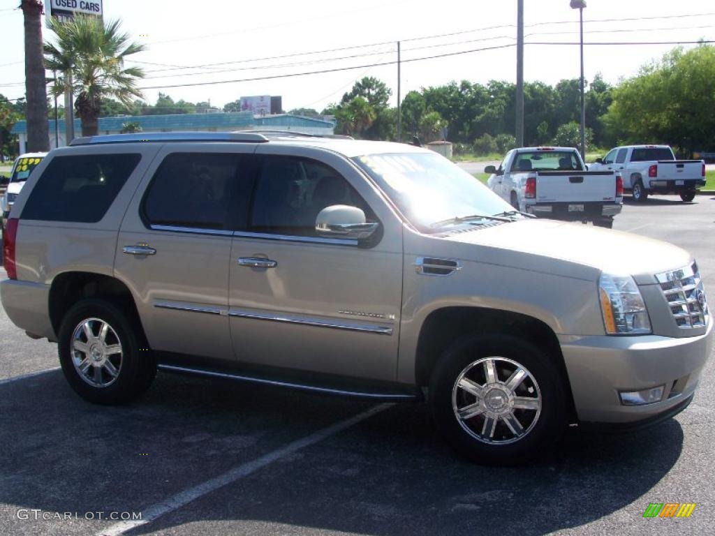 2007 Escalade AWD - Gold Mist / Ebony/Ebony photo #5