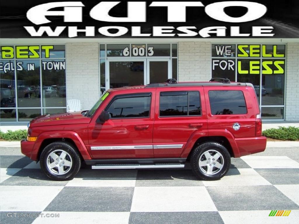 Inferno Red Crystal Pearl Jeep Commander