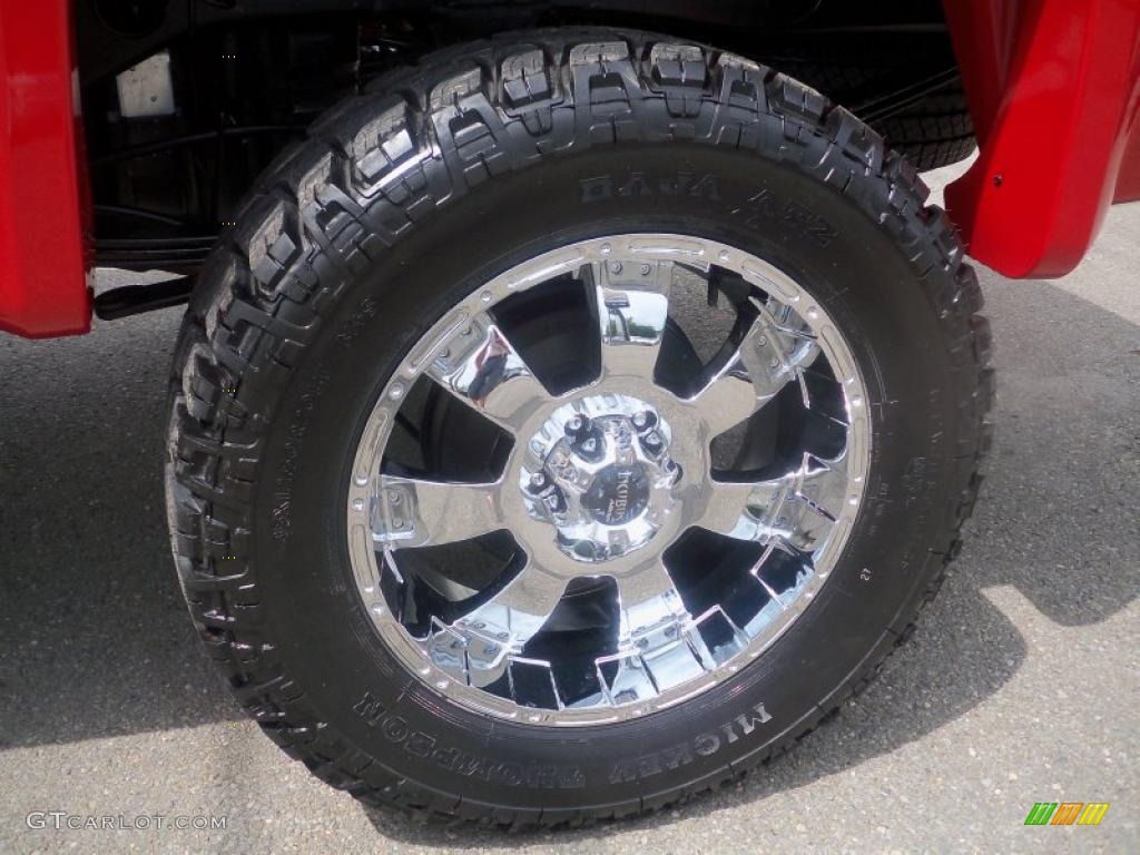 2010 Silverado 1500 LS Regular Cab 4x4 - Victory Red / Dark Titanium photo #9