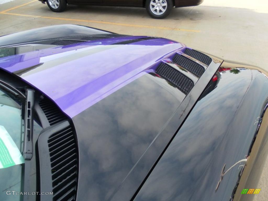 2010 Viper SRT10 Roanoke Dodge Edition Coupe - Viper Black/Purple / Black photo #8