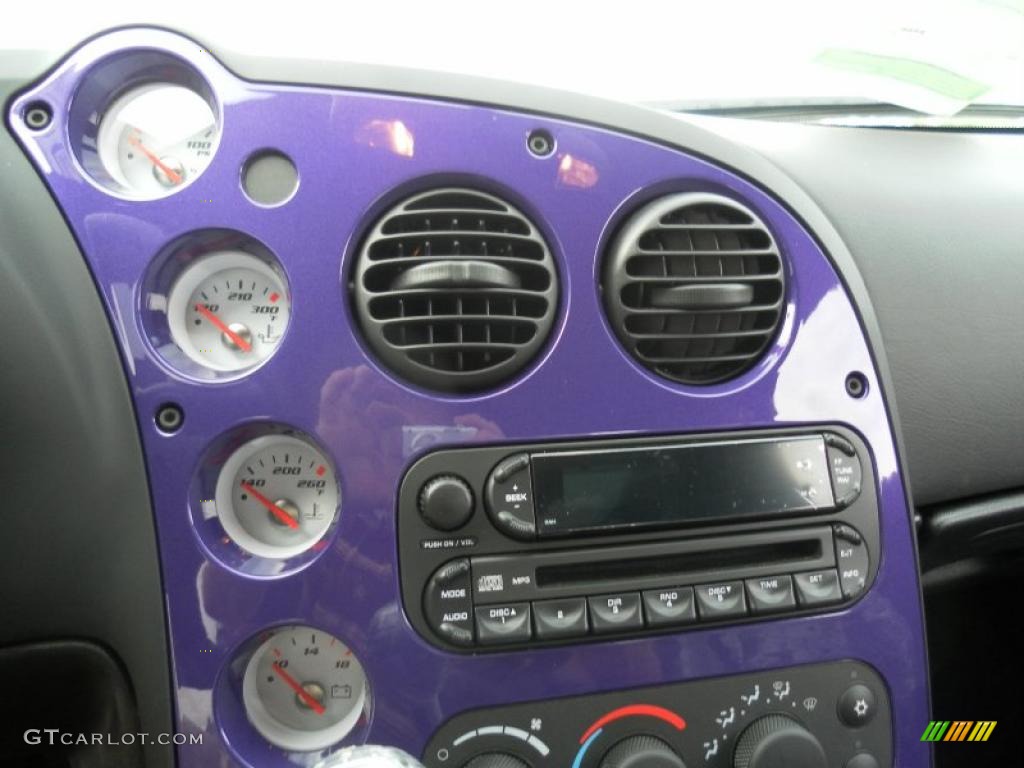 2010 Viper SRT10 Roanoke Dodge Edition Coupe - Viper Black/Purple / Black photo #13
