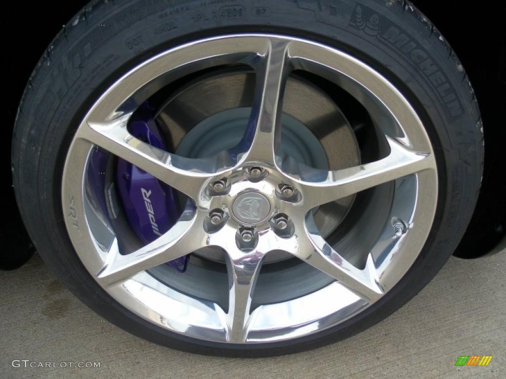 2010 Viper SRT10 Roanoke Dodge Edition Coupe - Viper Black/Purple / Black photo #19