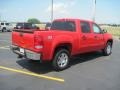 2010 Fire Red GMC Sierra 1500 SLE Crew Cab 4x4  photo #4