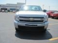 2010 Sheer Silver Metallic Chevrolet Silverado 1500 LS Regular Cab 4x4  photo #2