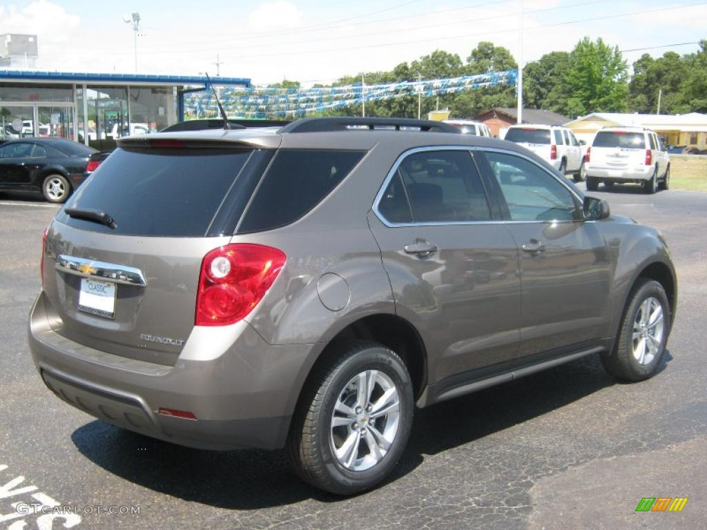 2010 Equinox LT - Mocha Steel Metallic / Jet Black photo #5