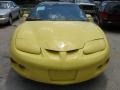 Yellow 2001 Pontiac Firebird Coupe