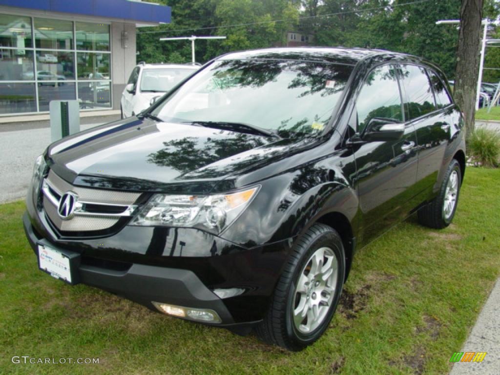 2007 MDX Technology - Formal Black Pearl / Ebony photo #2