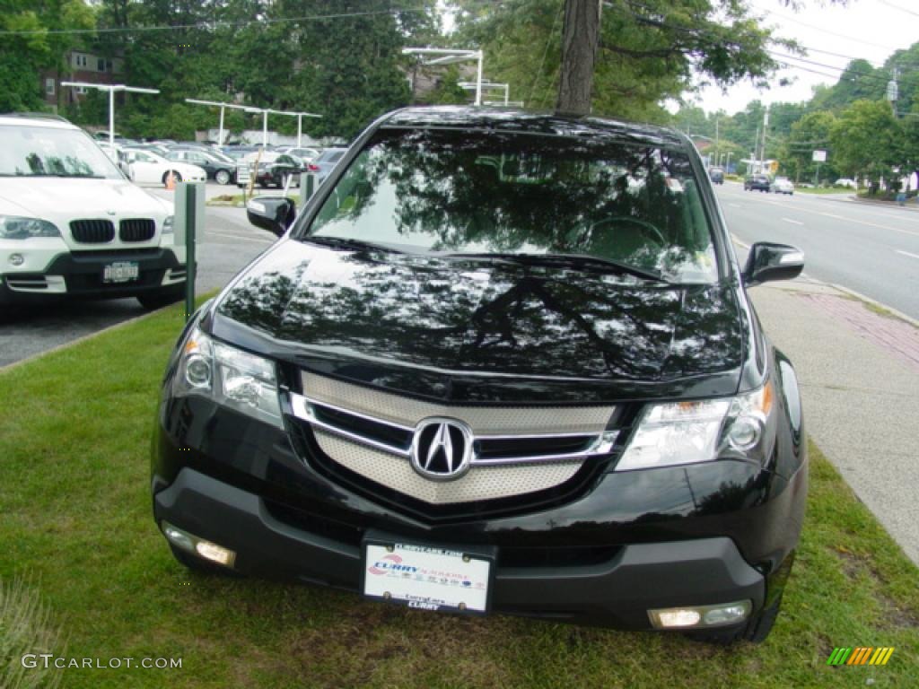 2007 MDX Technology - Formal Black Pearl / Ebony photo #3