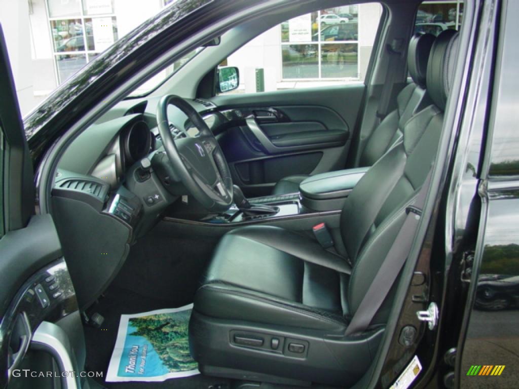 2007 MDX Technology - Formal Black Pearl / Ebony photo #12