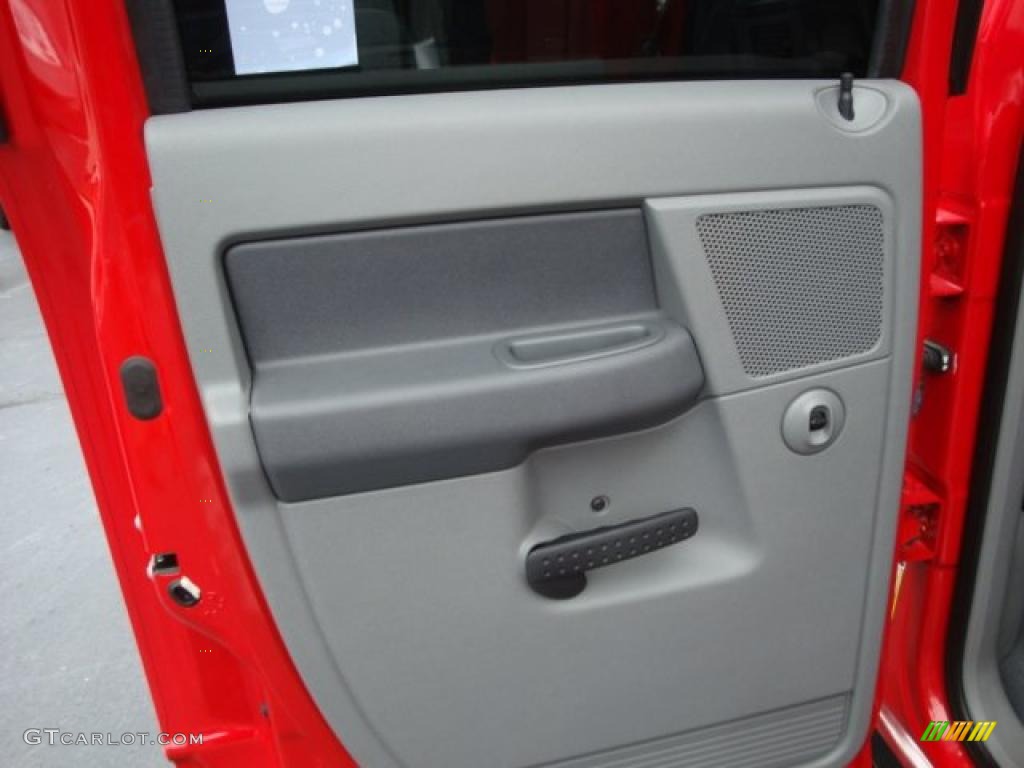2008 Ram 1500 Big Horn Edition Quad Cab 4x4 - Flame Red / Medium Slate Gray photo #14
