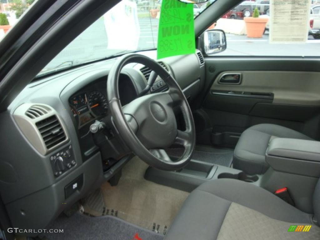 2005 Canyon SLE Extended Cab 4x4 - Onyx Black / Dark Pewter photo #14