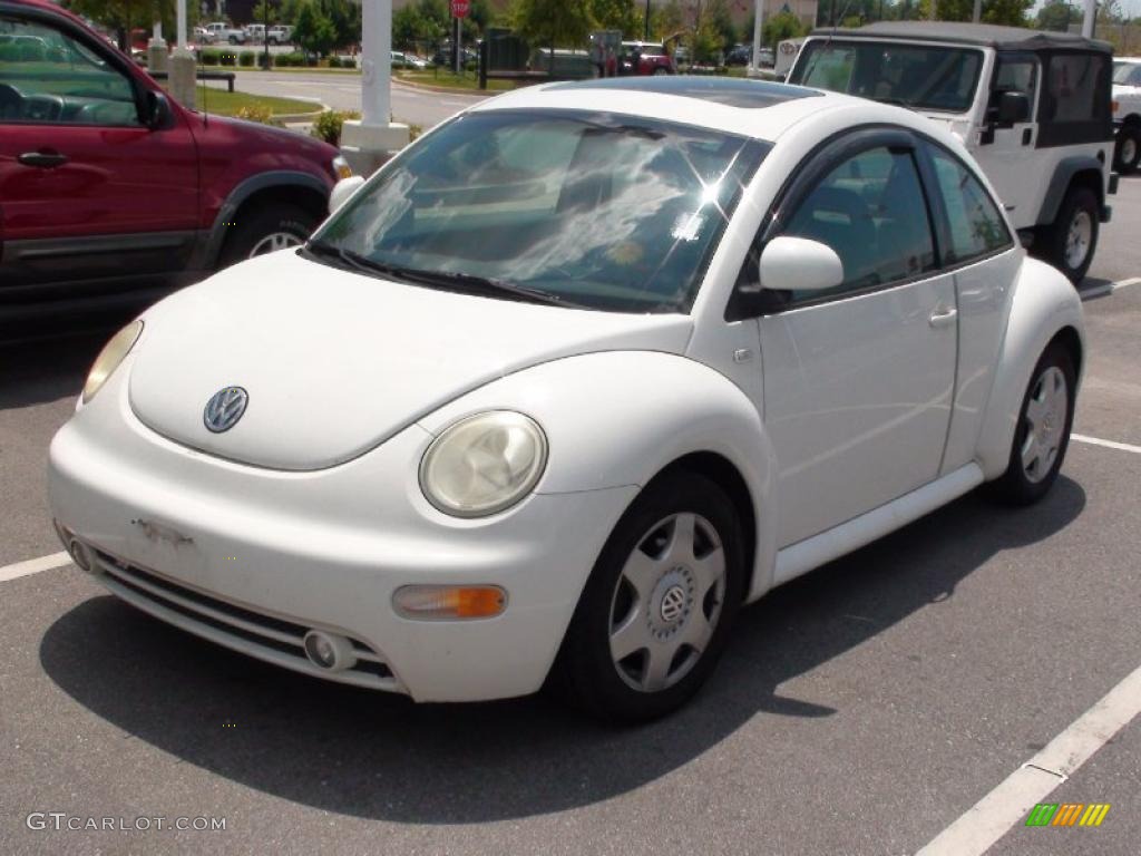 2000 New Beetle GLS 1.8T Coupe - White / Grey photo #1