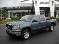 2009 Stealth Gray Metallic GMC Sierra 1500 SLE Extended Cab 4x4  photo #1