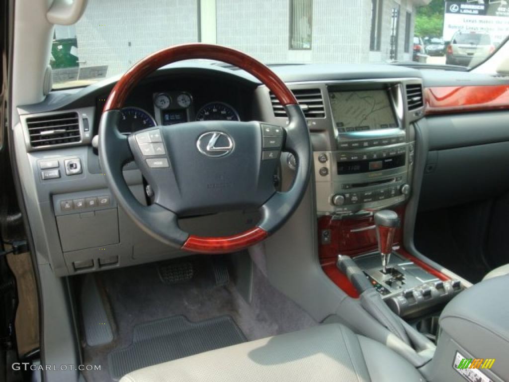 2008 LX 570 - Onyx Black / Dark Gray photo #10