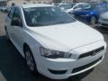 2010 Wicked White Metallic Mitsubishi Lancer DE  photo #10