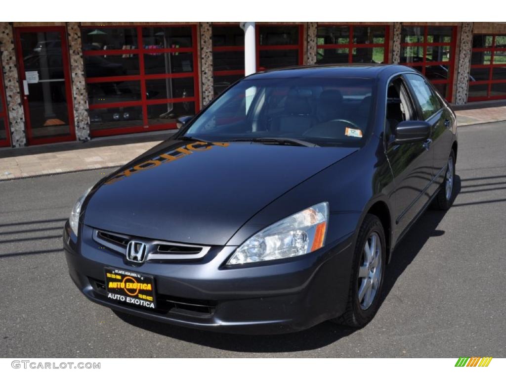2005 Accord EX-L V6 Sedan - Graphite Pearl / Gray photo #1