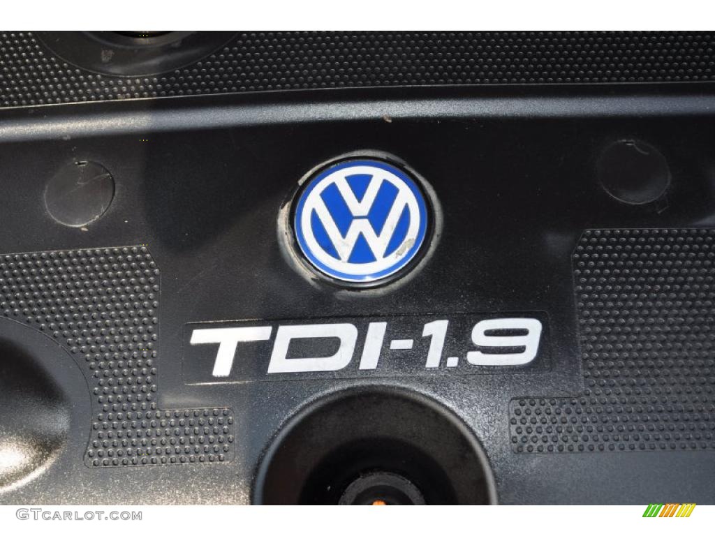 2001 Golf GLS TDI 4 Door - Black / Black photo #9