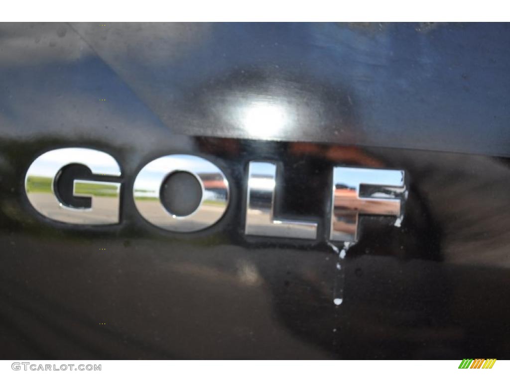 2001 Golf GLS TDI 4 Door - Black / Black photo #29