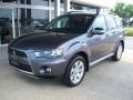 2010 Graphite Gray Pearl Mitsubishi Outlander SE 4WD  photo #1