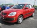 Tropical Red - Rio LX Sedan Photo No. 1