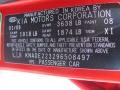 Tropical Red - Rio LX Sedan Photo No. 27